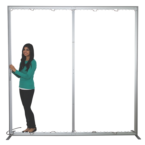 Vector 10 ft x 8 ft Rectangle Backwall 5 [Hardware only]