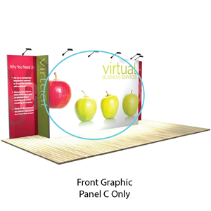 10 ft x 20 ft Vector Frame 7 - Panel C ONLY [Replacement Graphics]