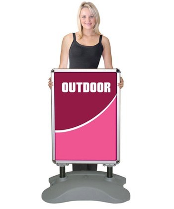 Whirlwind Outdoor Sidewalk Sign [Hardware Only]