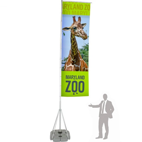 Wind Dancer 17.4' Outdoor Flag Pole