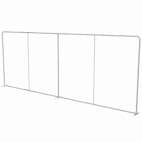 Waveline 20 ft Straight Tension Fabric Backwall Display [Hardware Only]