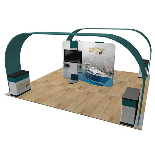 Barbados 20X20 Arch Trade Show Exhibit [Kit]