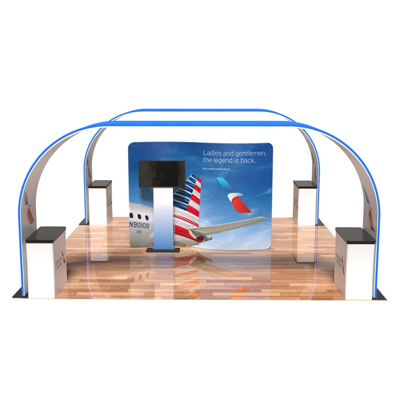 Barbados 20X20 Arch Trade Show Exhibit [Kit]