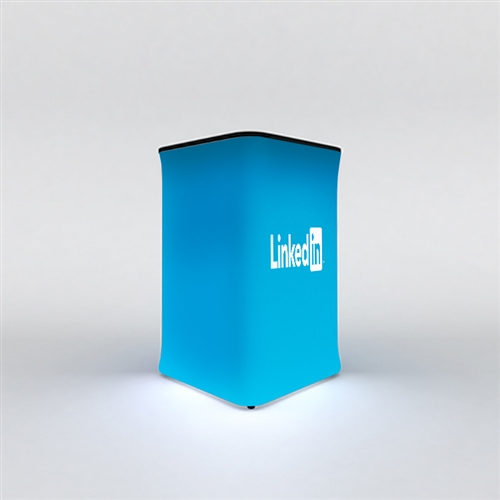 WaveLight Air Backlit Inflatable Square Tradeshow Counter [Graphics Only]