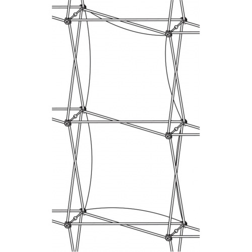 Xclaim [1X2 Quad] Single Twist Popup Display [Graphic Only]