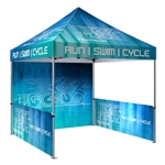 Zoom 10' x 10' Custom Printed Pop Up Tent [Backwall & Sidewall]