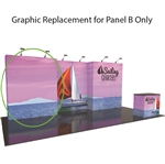10 ft x 20 ft Vector Frame 5 Display Stand Replacement Graphic, Panel B Only