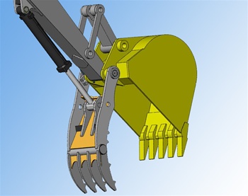 Amulet PowerClamp Hydraulic Bucket Thumb for 4.5-8 Ton Excavators