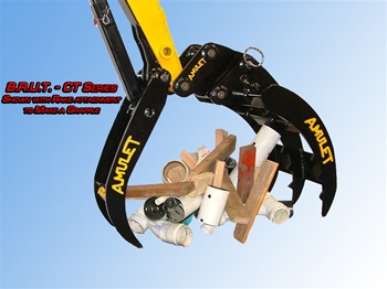 Amulet B.R.U.T. Rigid Bucket Thumb for 5-6 Ton Excavators