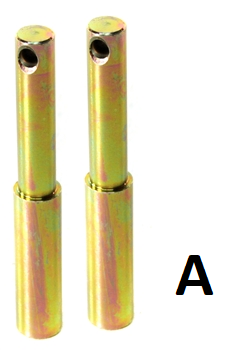 Pair of Everything Attachments Category I - II Step Clevis Pins