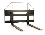 Pallet forks for small compact tractors or mini skid steers