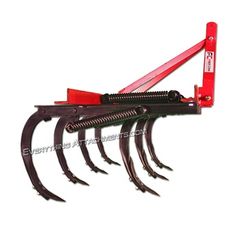 Fred Cain Tractor 7 Shank Fred Cain 3 Point Field Cultivator, Ripper, Tillage Tool. Chisel Plow, Bermuda Grass Plow, or Field Plow