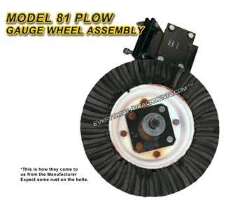 Plow Gauge Wheel Assembly