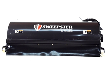 Sweepster Skid Steer, Skidsteer, Hopper Broom, Pick up sweeper, 60", Poly or Poly/Wire Brush