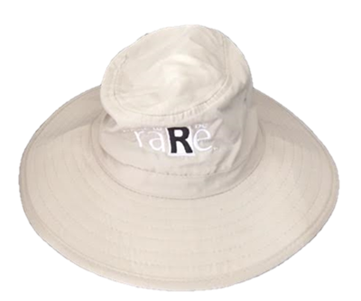 Brim hat with Dare to be raRe logo