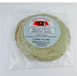 MILLET & FLAX LAVASH SPINACH (301)