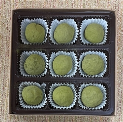 DINA'S ORGANIC MATCHA TRUFFLES  (9PCS)