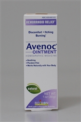 AVENOC OINTMENT FOR HEMORRHOIDS 1 OZ