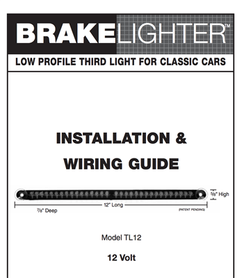 12-Volt Installation Instructions