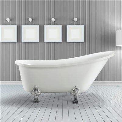 Vinnova Jacqueline 70-inch x 30-inch Soaking Bathtub