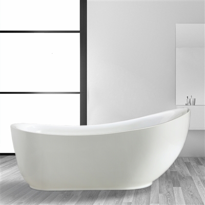Vinnova Everlie 71-inch x 35-inch Soaking Bathtub