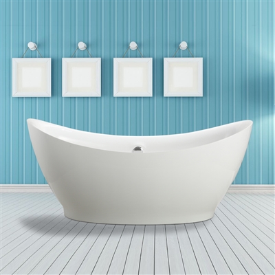 Vinnova Divinity 68-inch x 31.5-inch Soaking Bathtub