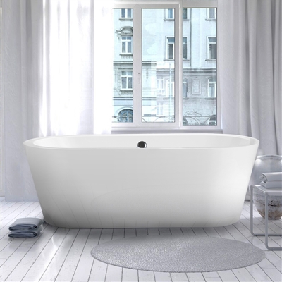 Vinnova Melania 68" x 32" Soaking Bathtub