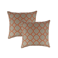 Austin Horn Classics Sunbrella Accord Koi 18-inch Outdoor Pillow (set of 2)