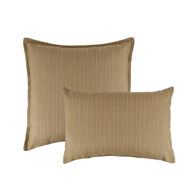 Austin Horn Classics Sunbrella Dupione Bamboo Combo Outdoor Pillow