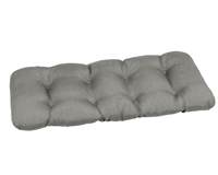 SunbrellaÂ® Spectrum Double U Outdoor/Indoor Bench Cushion (Dove) by Austin Horn Classics