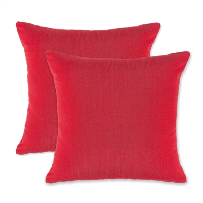 19-inch Square Outdoor/Indoor Zippered Pillow