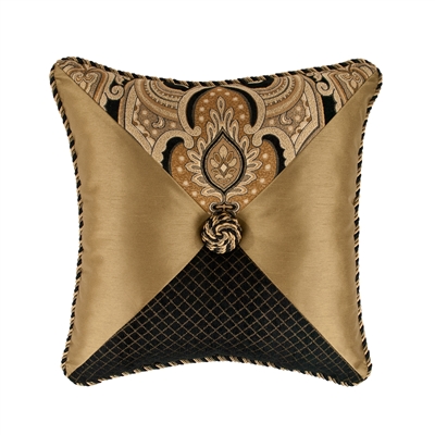 Austin Horn Classics Alexandria 18-inch Pieced Pillow