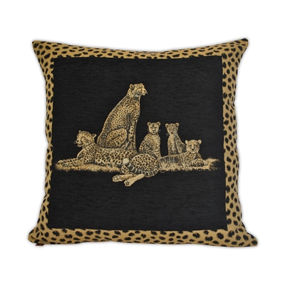 Sherry Kline Cheetah Dynasty 22-inch Decorative Pillow