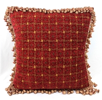 Sherry Kline China Art Red Euro Chenille Sham