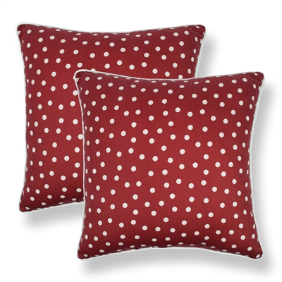 Sherry Kline Clementine Red 20-inch Decorative Throw Pillow (Set of 2)