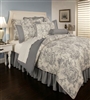 Sherry Kline Country Toile Blue 4-piece Comforter Set