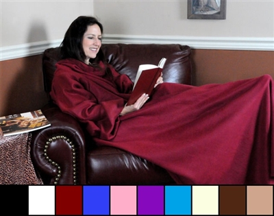 Cuddle-Ups Wearable 54"x71" Throw Blanket (2 COLORS AVAILABLE)