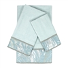 Sherry Kline Cynthaina Sea mist 3-piece Embelished Towel Set