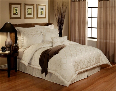 Austin Horn En' Vogue Glamour Pearl 3-piece Duvet Set