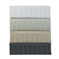 Mohan Cotton Dobby 2cm 4-piece 300TC Queen Sheet Set