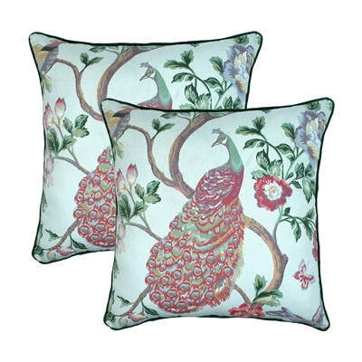 Sherry Kline Pavo Real 20-inch Decorative Throw Pillow (Set of 2)