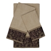 Sherry Kline Inspire Taupe 3-piece Embellished Towel Set