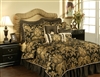 Austin Horn Classics Lismore Black 3-piece Luxury Comforter Set