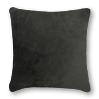 Olivia Quido Lux Grey Luxury Faux Fur 24-inch Pillow