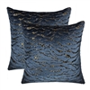 Olivia Quido Breeze Luxury Cut Velvet 20-inch Pillow 2-pack