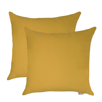 Olivia Quido Sunbrella Spectrum Daffodil 20-inch Outdoor Pillow 2-pack