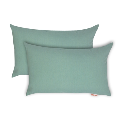 Olivia Quido Sunbrella Spectrum Mist Boudoir Outdoor Pillow 2-pack