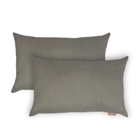 Olivia Quido Sunbrella Spectrum Dove Boudoir Outdoor Pillow 2-pack