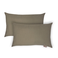 Olivia Quido Sunbrella Spectrum Sand Boudoir Outdoor Pillow 2-pack