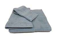 Olivia Quido Zero Twist 3-piece LIGHT BLUE Towel Set